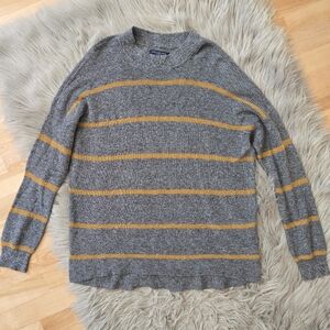 American Eagle Jegging Fit /oversized Striped Sweater